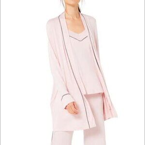 A Pea In The Pod Maternity Nursing 3 Piece Pajama Set Size Small Pink Sleepwear